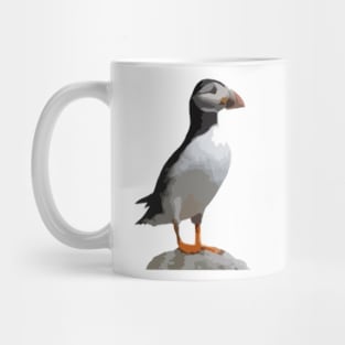 Puffin Digital Painting Mug